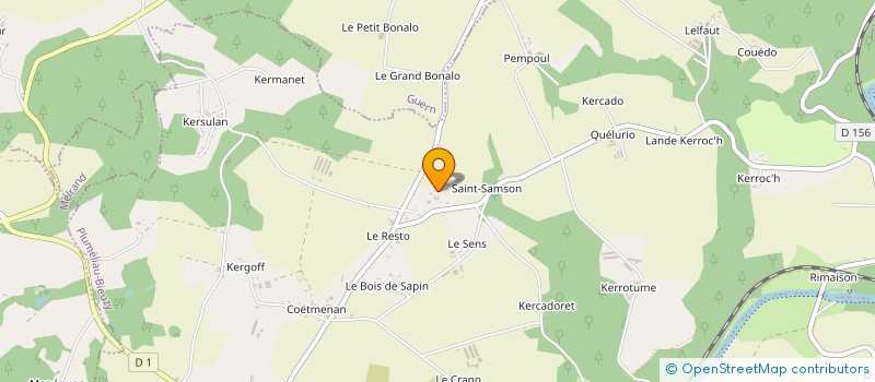 localisation de l'entreprise 429 711 443   PLUMELIAU-BIEUZY