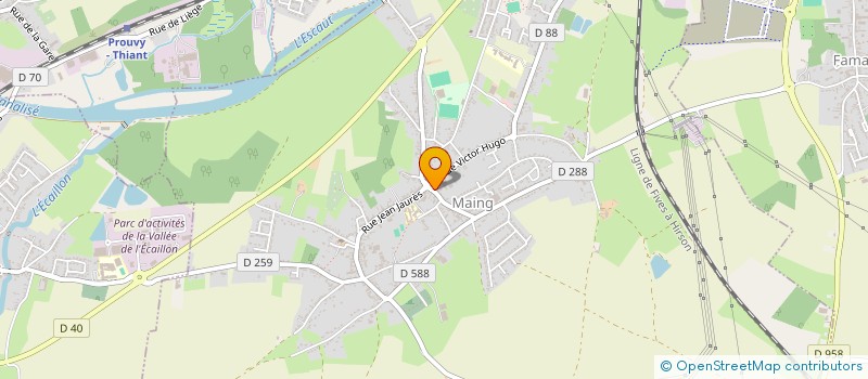 localisation de l'entreprise 429 712 730   THIANT