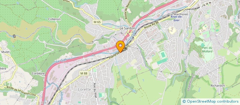 localisation de l'entreprise 429 771 553   LORETTE