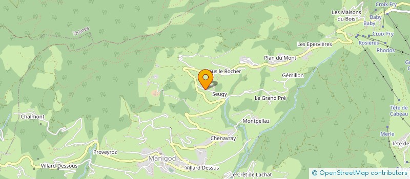 localisation de l'entreprise 429 807 670   THONES