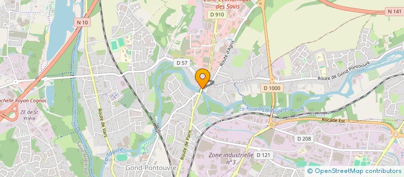 localisation de l'entreprise 429 843 600   GOND PONTOUVRE