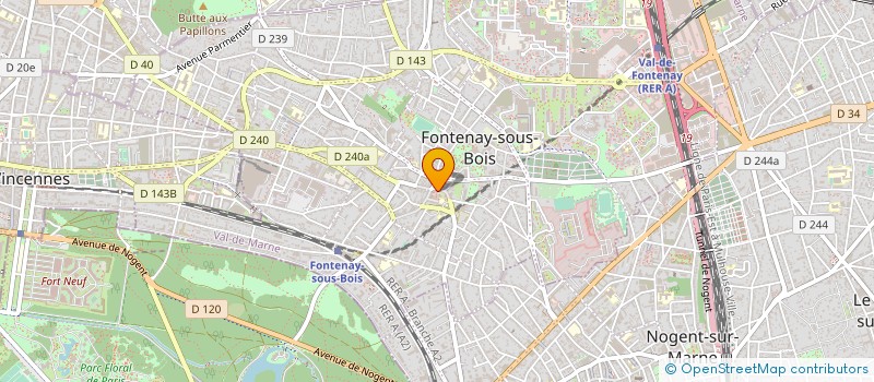 localisation de l'entreprise 429 876 865  à FONTENAY-SOUS-BOIS