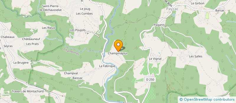 localisation de l'entreprise 429 878 325   CHAMBONAS