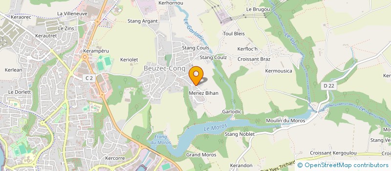 localisation de l'entreprise 429 922 909  à CONCARNEAU