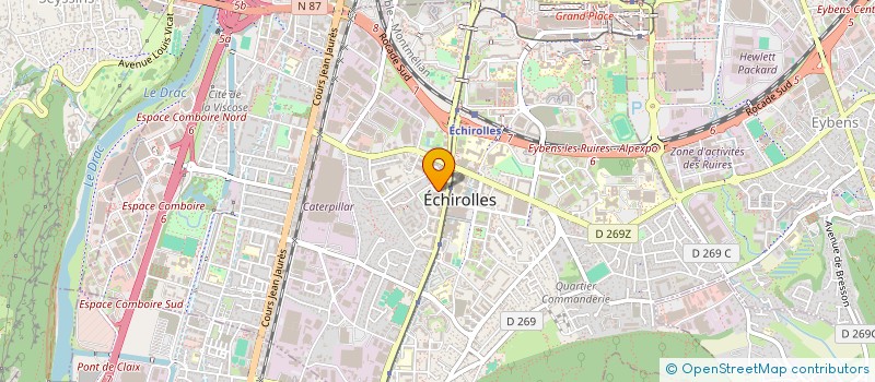 localisation de l'entreprise 429 947 583   ECHIROLLES