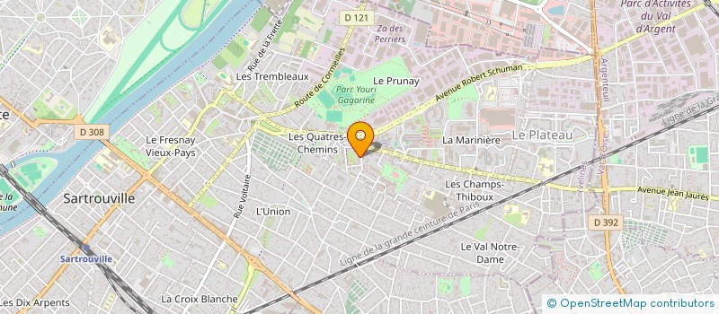 localisation de l'entreprise 42CODE à SARTROUVILLE