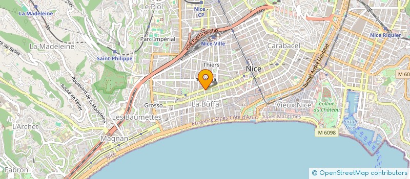 localisation de l'entreprise 43 BVHN  NICE