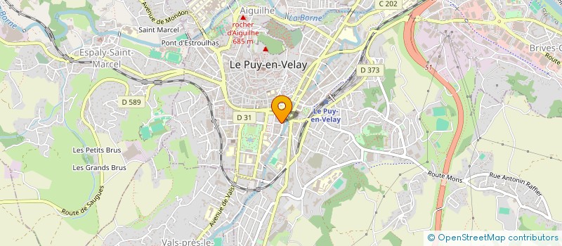 localisation de l'entreprise 43 CDVL HAUTE-LOIRE DE VOL LIBRE à LE PUY-EN-VELAY