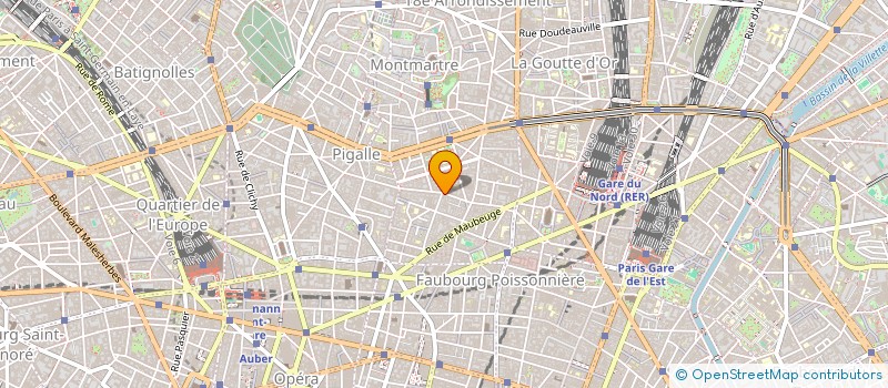 localisation de l'entreprise 43 CONDORCET  PARIS