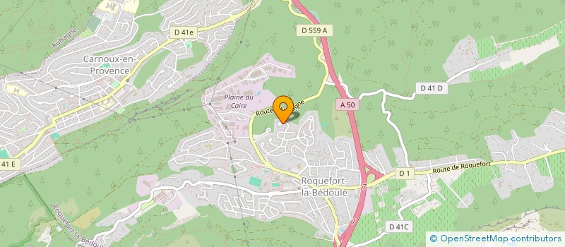 localisation de l'entreprise 43 DEGRES EVASION MARINE à ROQUEFORT-LA-BEDOULE