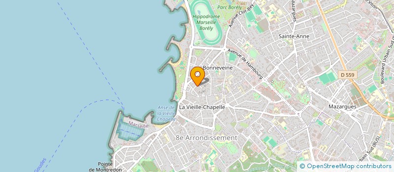 localisation de l'entreprise 43° NORD 5° EST à MARSEILLE