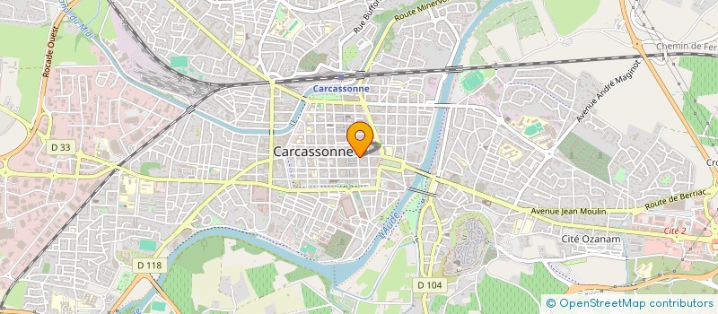 localisation de l'entreprise 43 RUE BARBES à CARCASSONNE