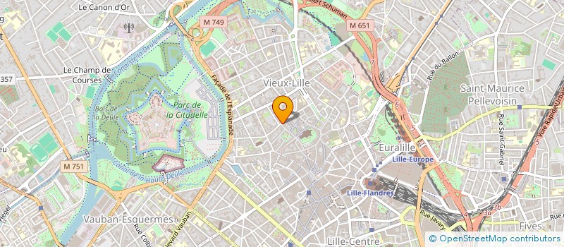 localisation de l'entreprise 43 RUE D'ANGLETERRE à LILLE