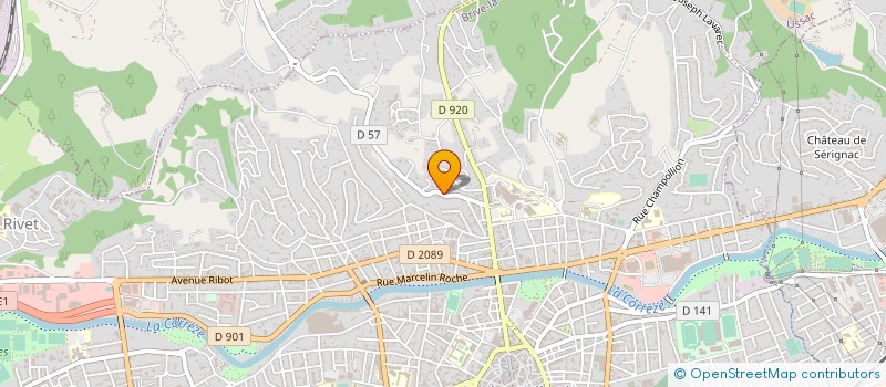 localisation de l'entreprise 430 073 601 à SIRAN