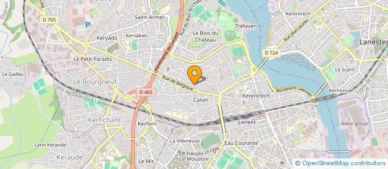 localisation de l'entreprise 430 075 283 à LORIENT