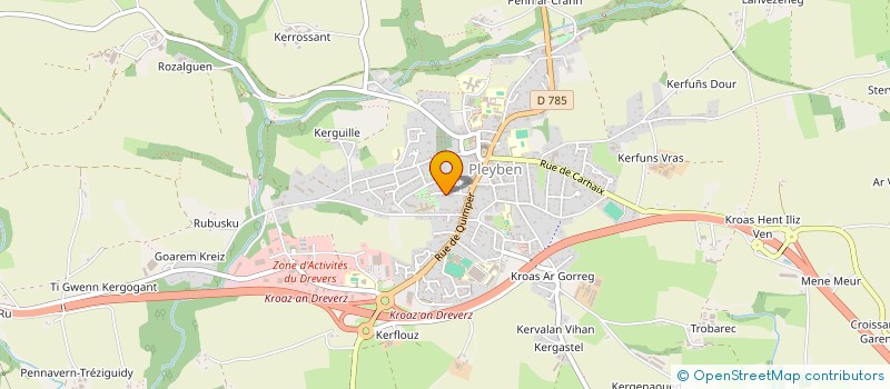 localisation de l'entreprise 430 138 123   PLEYBEN