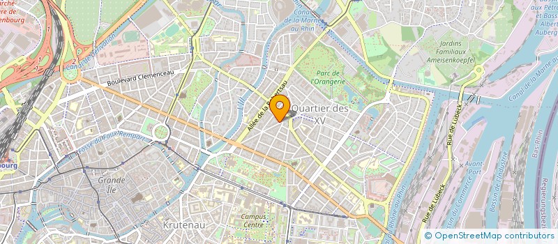 localisation de l'entreprise 430 165 027 à STRASBOURG