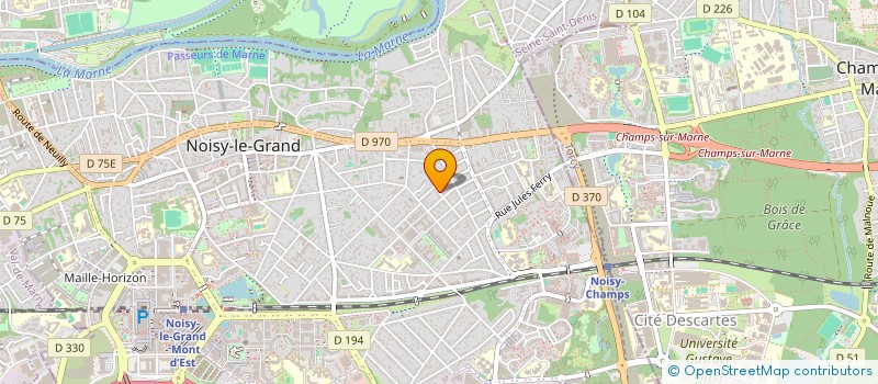 localisation de l'entreprise 430 387 076 à NOISY-LE-GRAND