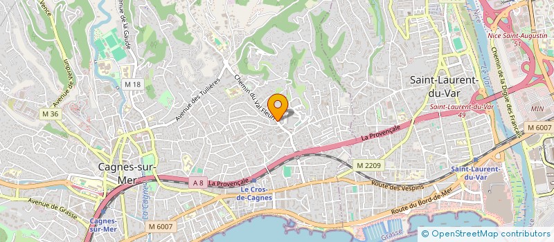 localisation de l'entreprise 430 392 993 à CAGNES-SUR-MER