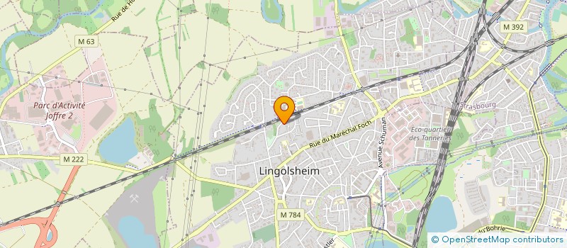 localisation de l'entreprise 430 415 711   LINGOLSHEIM