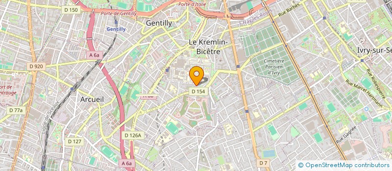 localisation de l'entreprise 430 436 014 à LE KREMLIN-BICETRE