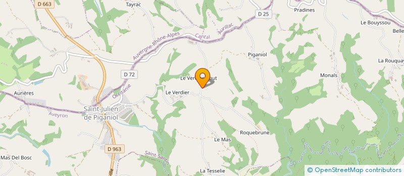 localisation de l'entreprise 430 464 321 à SAINT-SANTIN-DE-MAURS
