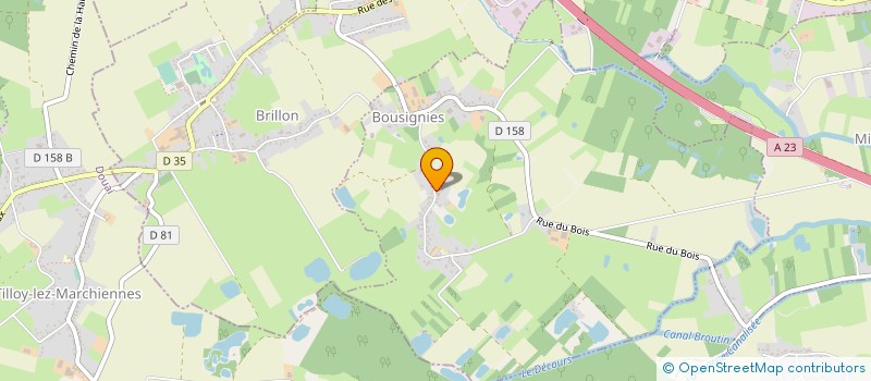 localisation de l'entreprise 430 à BOUSIGNIES