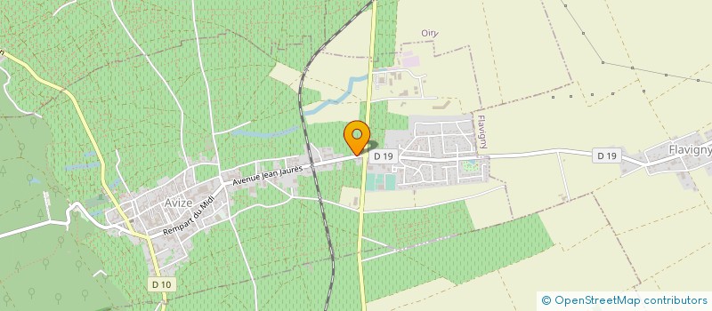 localisation de l'entreprise 431 157 056 à AVIZE