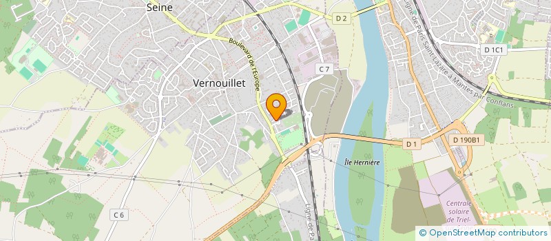 localisation de l'entreprise 431 214 485 à VERNOUILLET