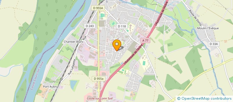 localisation de l'entreprise 431 385 533 à COSNE-COURS-SUR-LOIRE