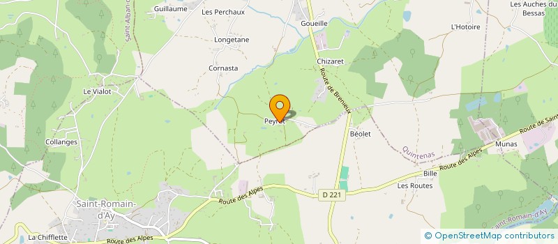 localisation de l'entreprise 431 589 928   QUINTENAS