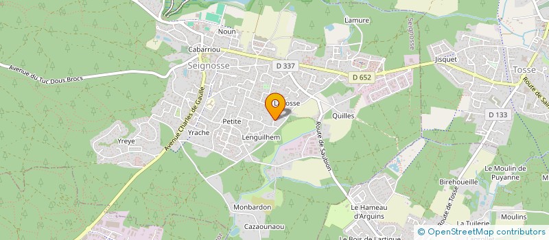 localisation de l'entreprise 431 609 437   SEIGNOSSE