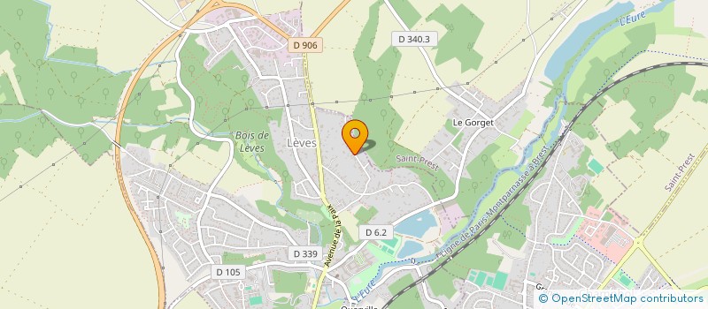 localisation de l'entreprise 431 665 413   LEVES