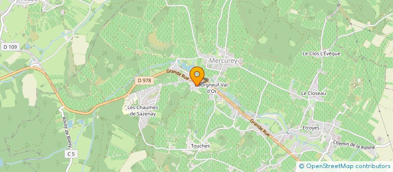 localisation de l'entreprise 431 672 112   MERCUREY