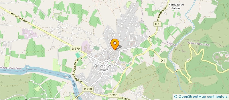 localisation de l'entreprise 431 686 740   VALLON-PONT-D'ARC