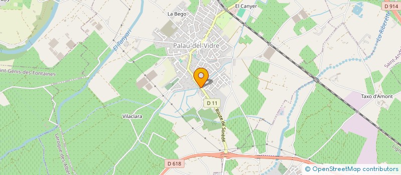localisation de l'entreprise 431 743 517 à PALAU-DEL-VIDRE