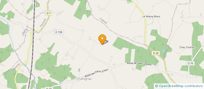 localisation de l'entreprise 431 775 907 à CHATIGNAC