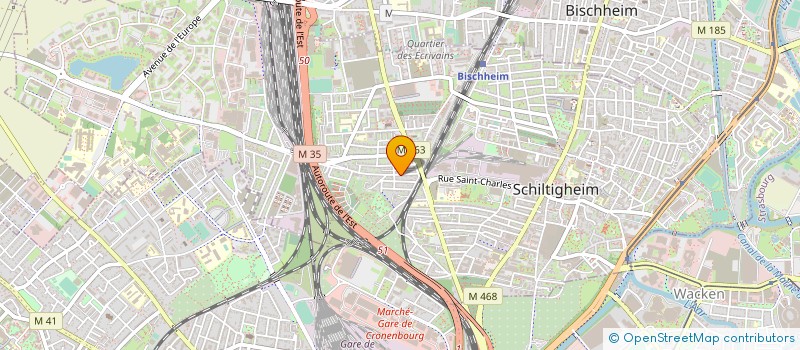 localisation de l'entreprise 431 897 438 à STRASBOURG