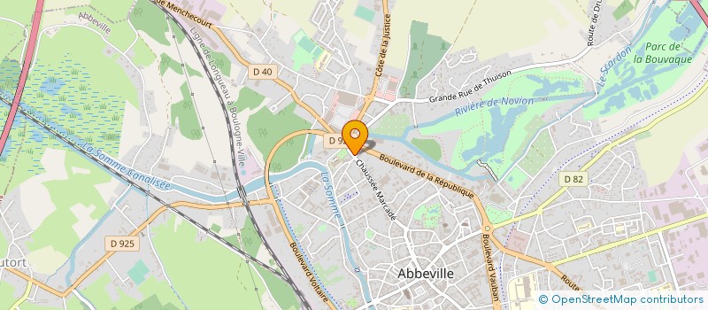 localisation de l'entreprise 432 027 548 à ABBEVILLE