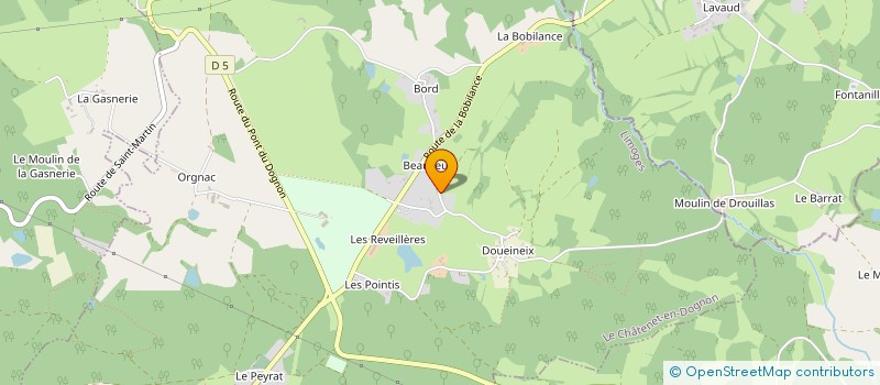 localisation de l'entreprise 432 057 149 à LE CHATENET-EN-DOGNON