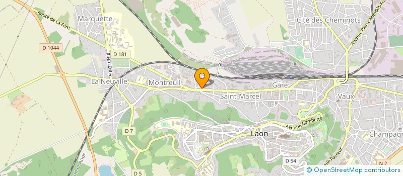 localisation de l'entreprise 432 141 547  à LAON