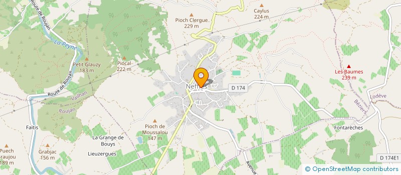 localisation de l'entreprise 432 191 088   BEZIERS