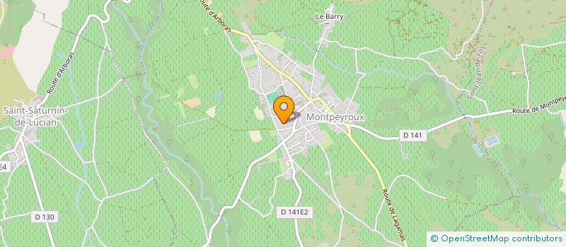 localisation de l'entreprise 432 194 785   MONTPEYROUX