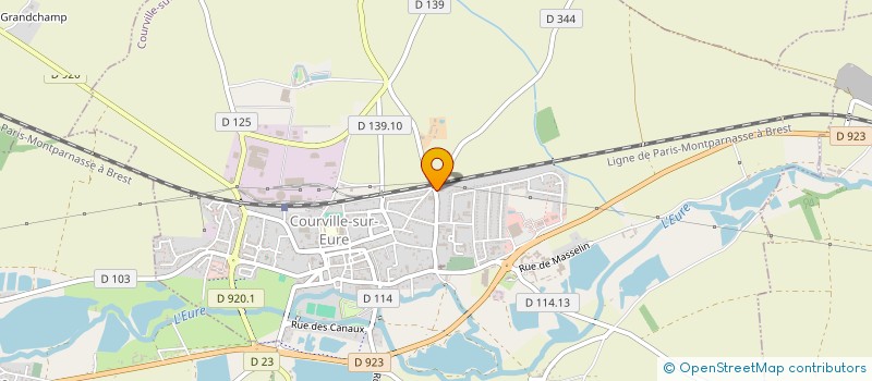 localisation de l'entreprise 432 300 614 à COURVILLE-SUR-EURE