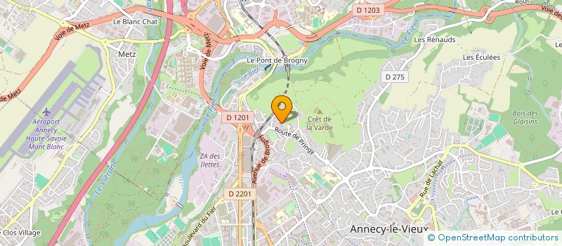 localisation de l'entreprise 432 333 268 à ANNECY