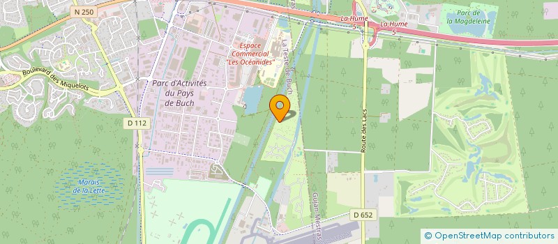 localisation de l'entreprise 432 348 613  à LA TESTE-DE-BUCH