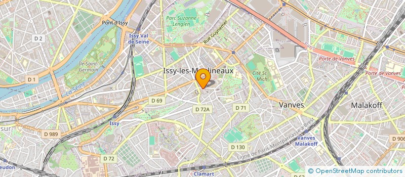 localisation de l'entreprise 432 579 514 à ISSY-LES-MOULINEAUX