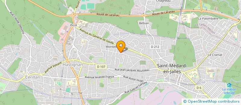 localisation de l'entreprise 432 643 252 à SAINT MEDARD EN JALLES