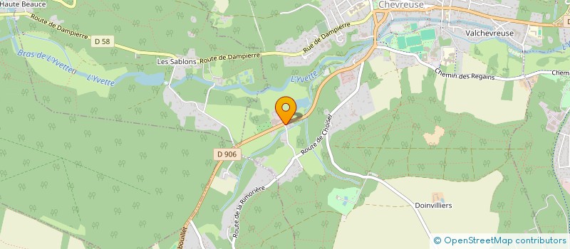 localisation de l'entreprise 432 659 647   CHEVREUSE