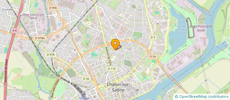 localisation de l'entreprise 432 699 957 à CHALON-SUR-SAONE